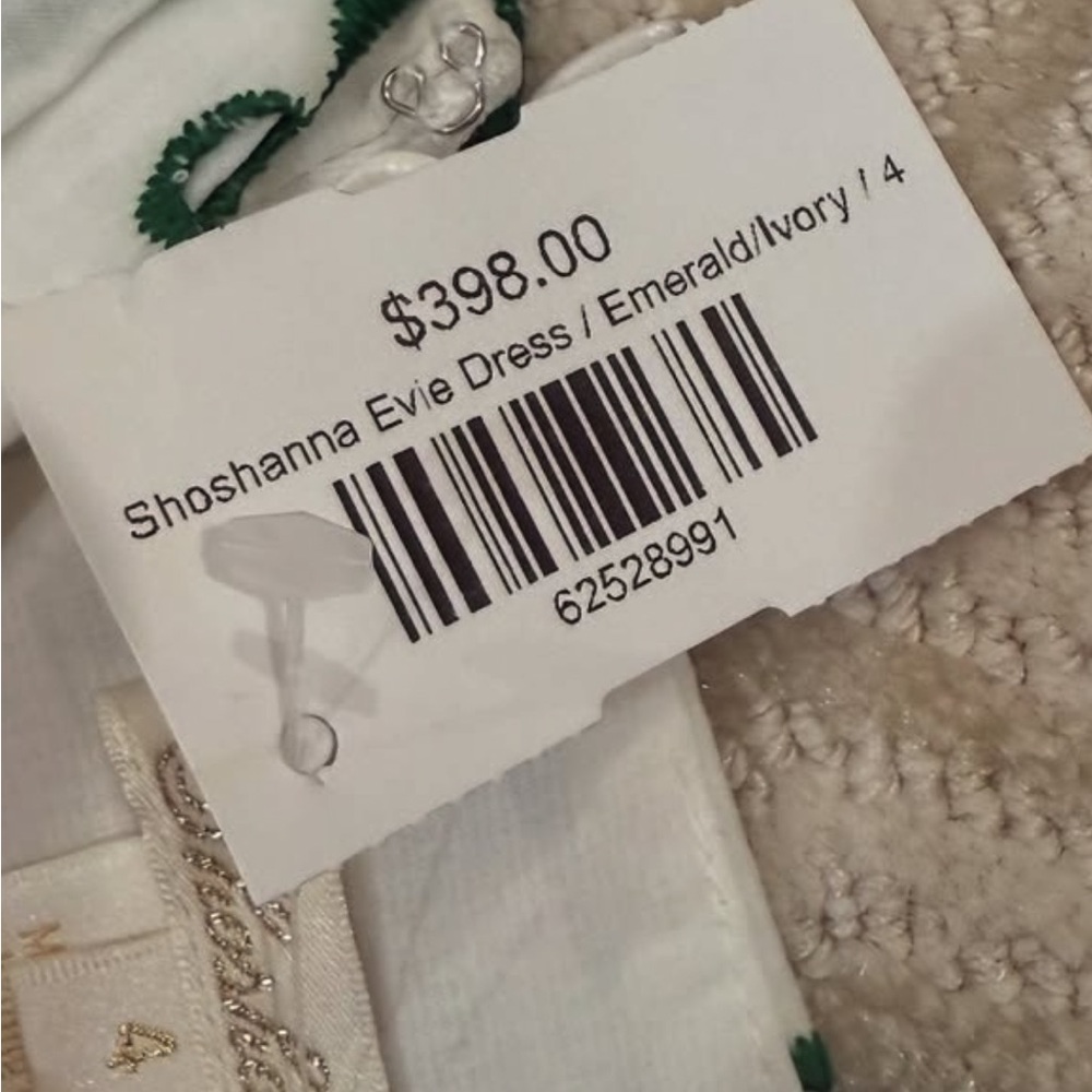 Shoshanna Green and White Halter Sundress - Picture 2 of 2